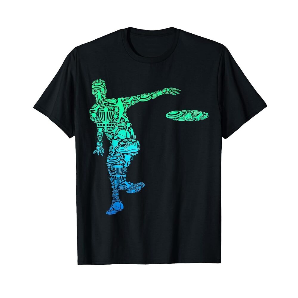Disc Golf T-Shirt for Men Boys Kids Funny Apparel